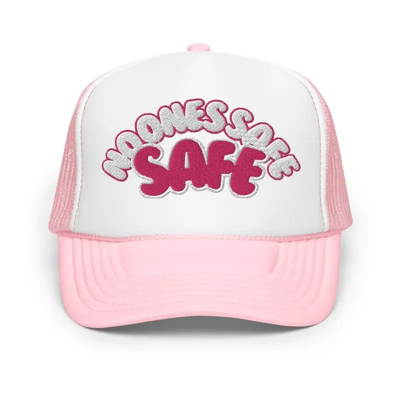 NOS PINK AND WHITE TRUCKER